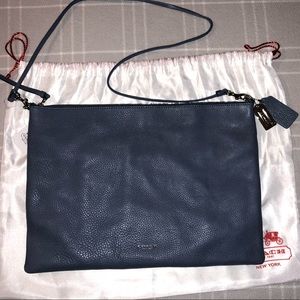 NWT Coach Bleeker Daily Shoulder Bag Cornflower
